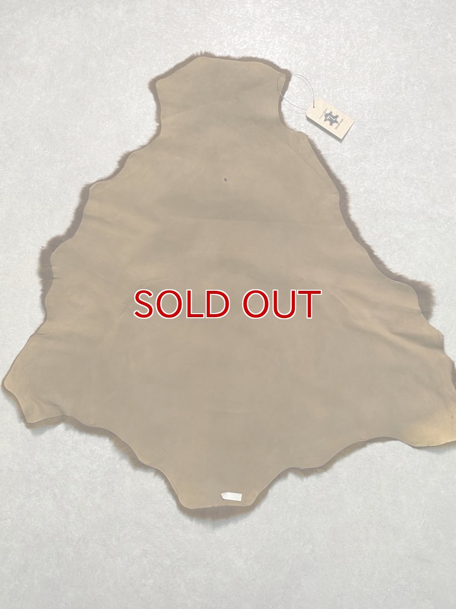 画像9: カンガルー毛皮　カンガルーヘアー　キャメル (9)