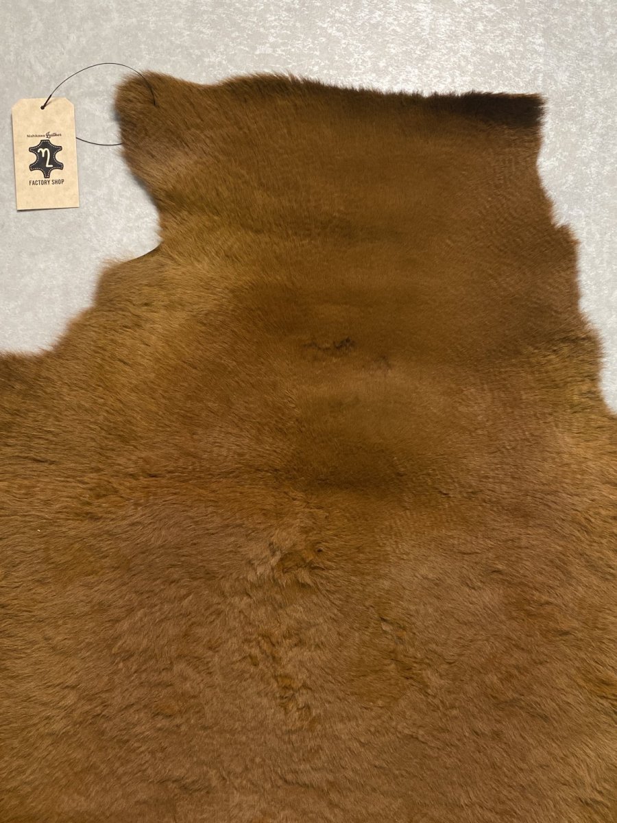 画像2: カンガルー毛皮　カンガルーヘアー　キャメル (2)