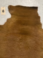 画像2: カンガルー毛皮　カンガルーヘアー　キャメル (2)