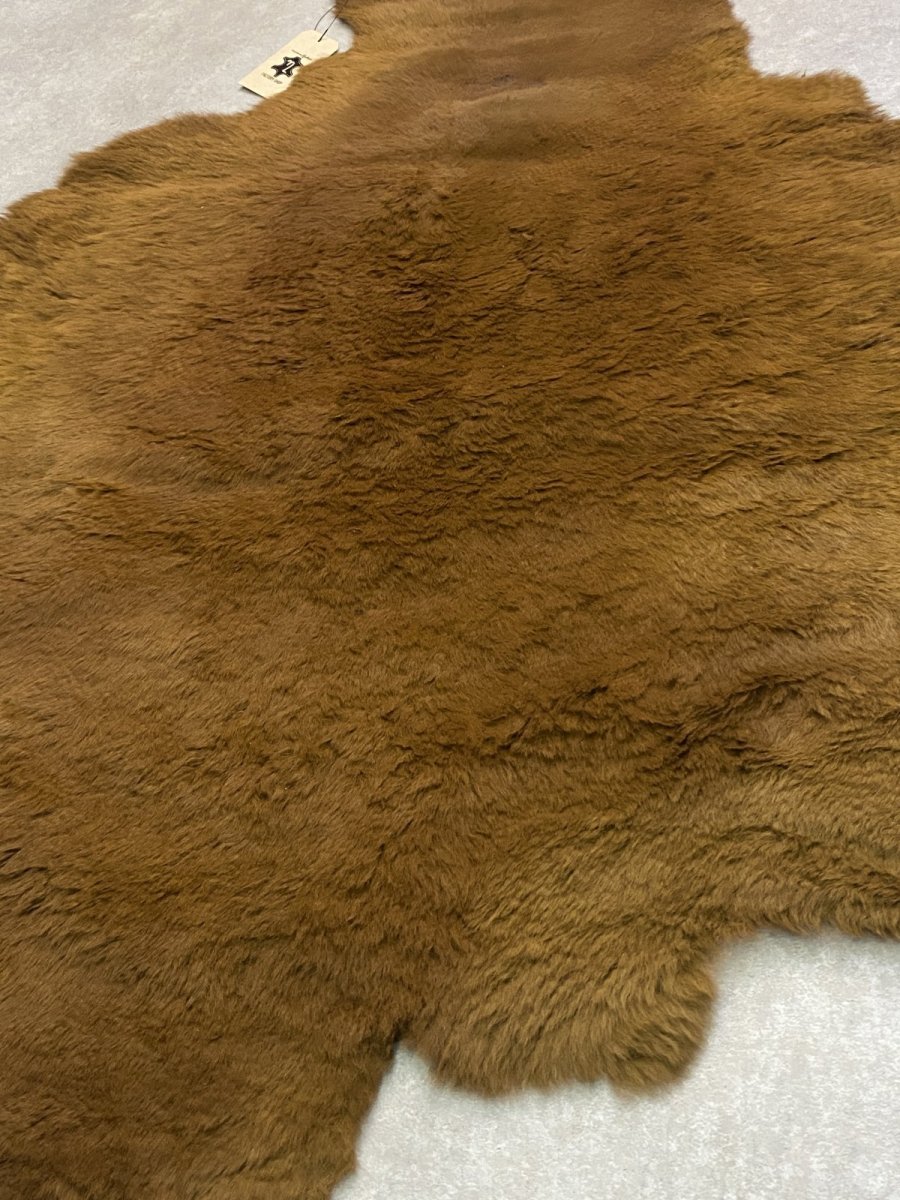 画像7: カンガルー毛皮　カンガルーヘアー　キャメル (7)