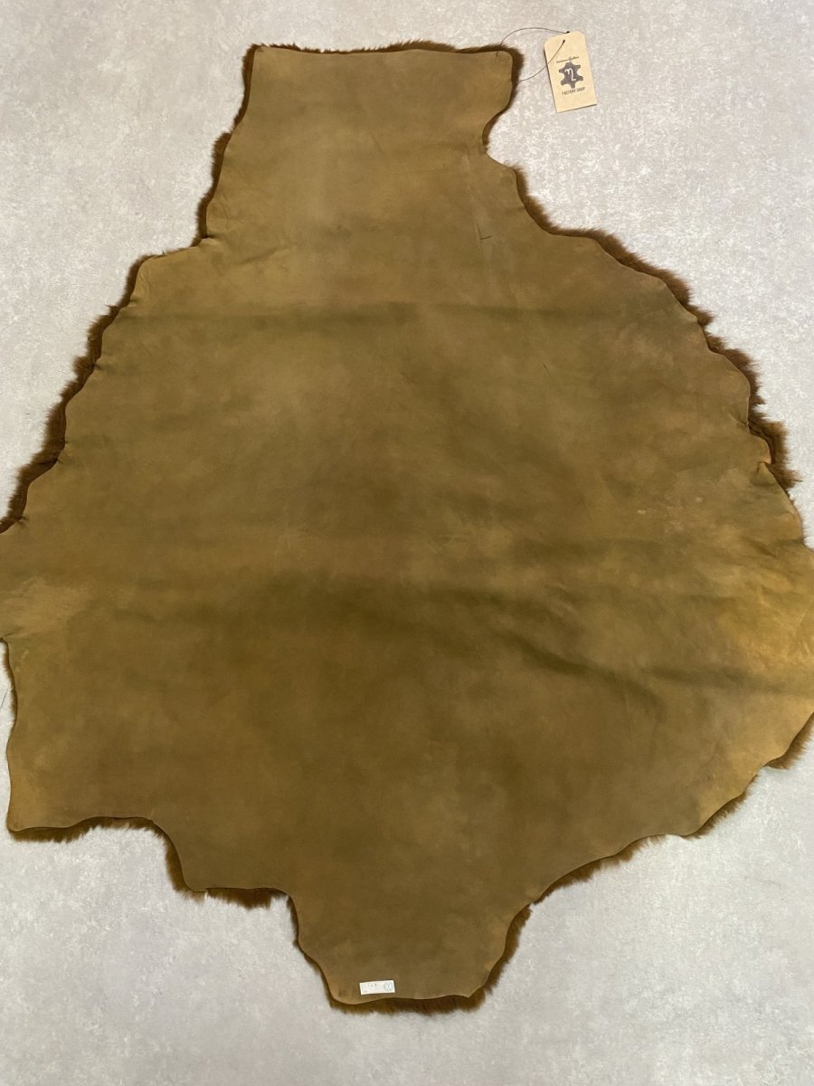 画像9: カンガルー毛皮　カンガルーヘアー　キャメル (9)