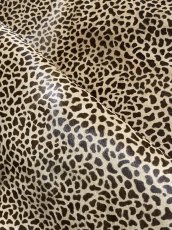 画像2: 牛 ヘアーカーフ　ブラウン　チーター柄　牛革毛付き　毛皮　牛カーフ毛付き (2)