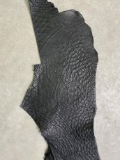 画像3: オーストリッチ革ハギレ　ブラック　ダチョウ革　 (3)