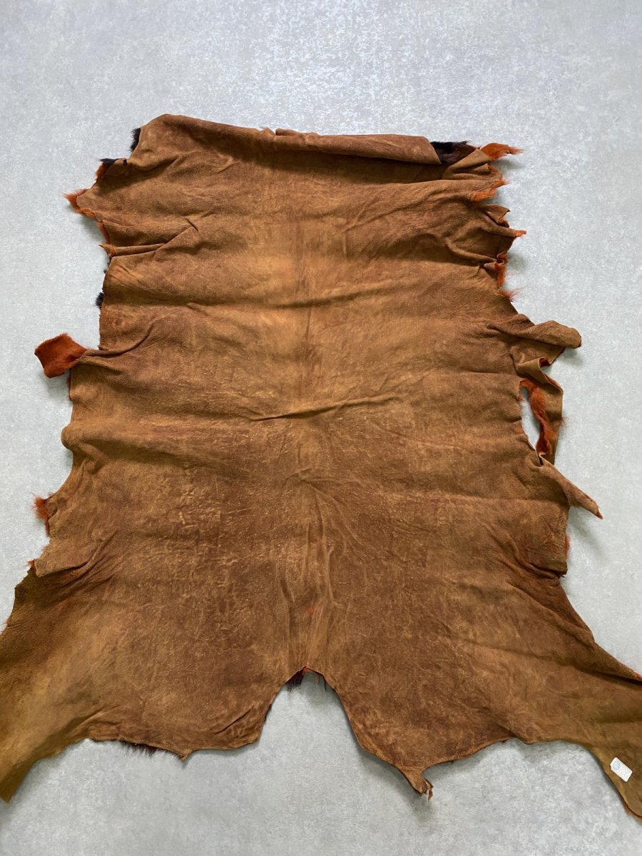 画像9: 牛 ヘアーカーフ　オレンジ柄あり　毛皮　 (9)