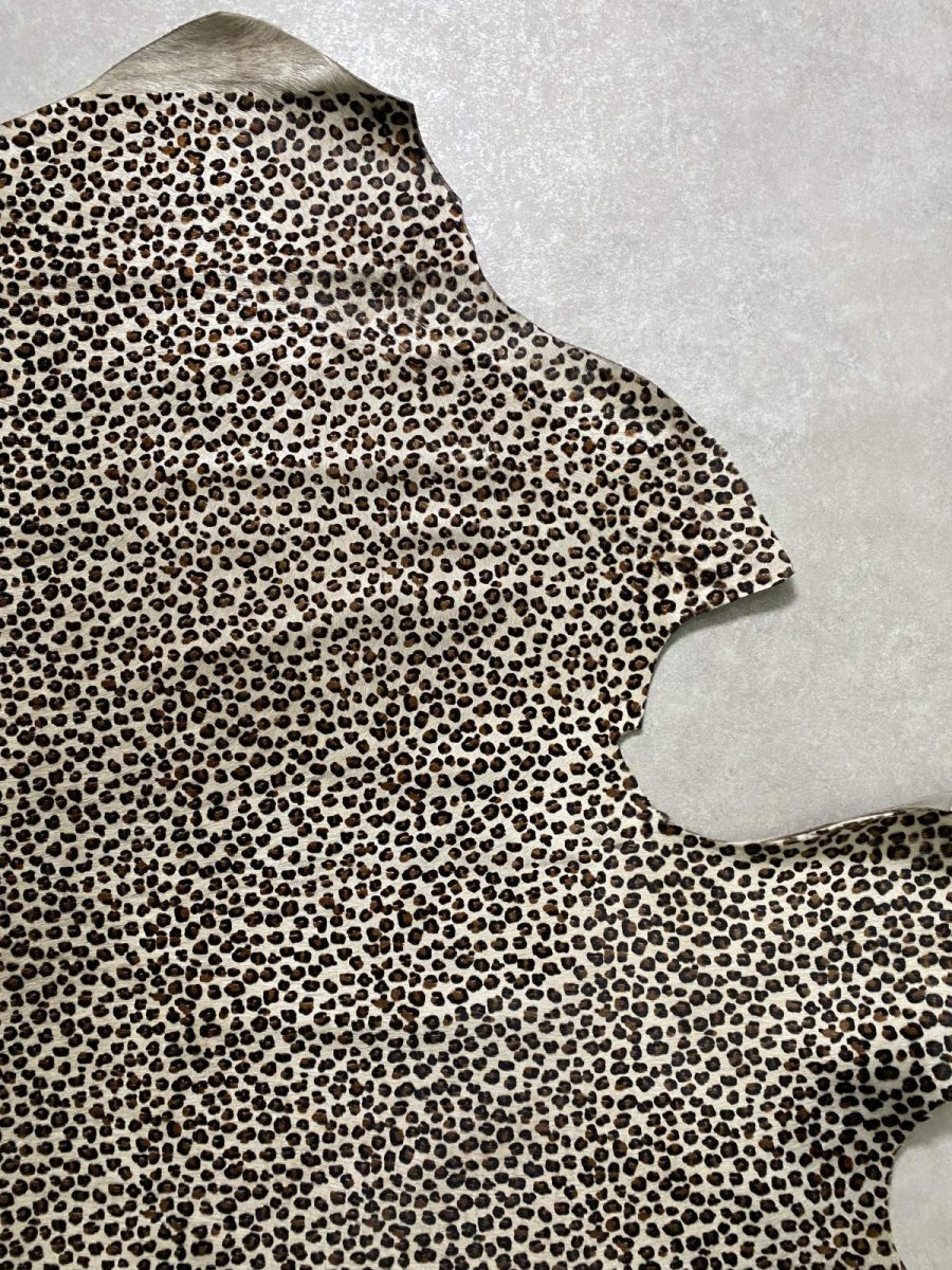 画像7: 牛 ヘアーカウ　ヒョウ小柄　牛毛皮 (7)