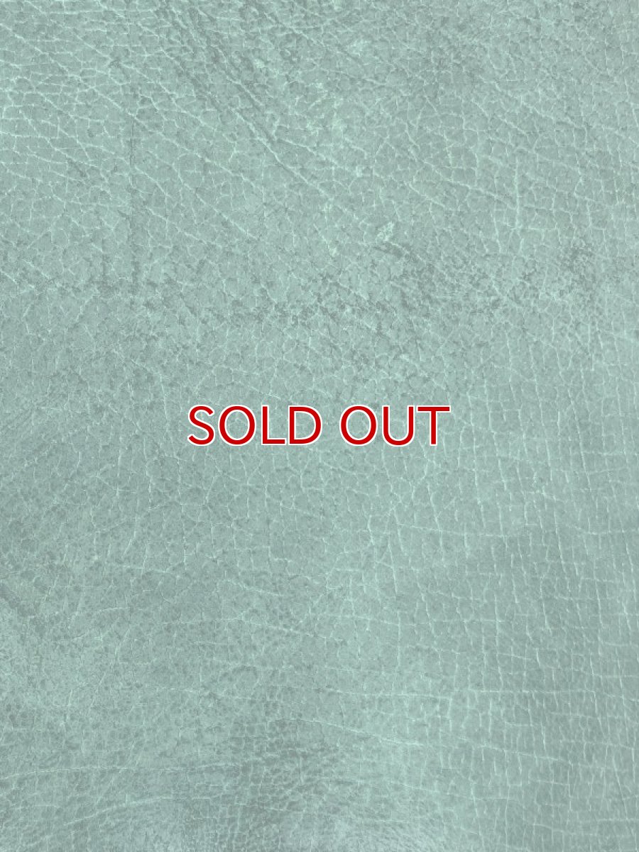 画像2: ヒポポタマス　カバ革　グリーン　ヒポレザー　かば革 (2)