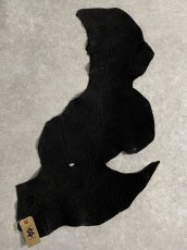 画像1: ヒポポタマス　カバ革　ブラック　ヒポレザー　かば革 (1)
