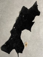 画像1: ヒポポタマス　カバ革　ブラック　ヒポレザー　かば革 (1)