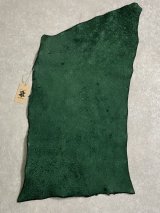 ヒポポタマス　カバ革　グリーン ヒポレザー　かば革