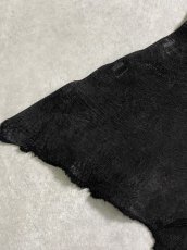画像4: ヒポポタマス　カバ革　ブラック　ヒポレザー　かば革 (4)