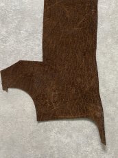 画像6: ヒポポタマス　カバ革　ブラウン　ヒポレザー　かば革 ハギレ (6)