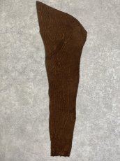 画像1: ヒポポタマス　カバ革　ブラウン　ヒポレザー　かば革 ハギレ (1)