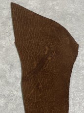 画像2: ヒポポタマス　カバ革　ブラウン　ヒポレザー　かば革 ハギレ (2)