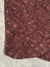 画像3: ヒポポタマス　カバ革　ボルドー　エンボス　ヒポレザー　かば革 ハギレ (3)