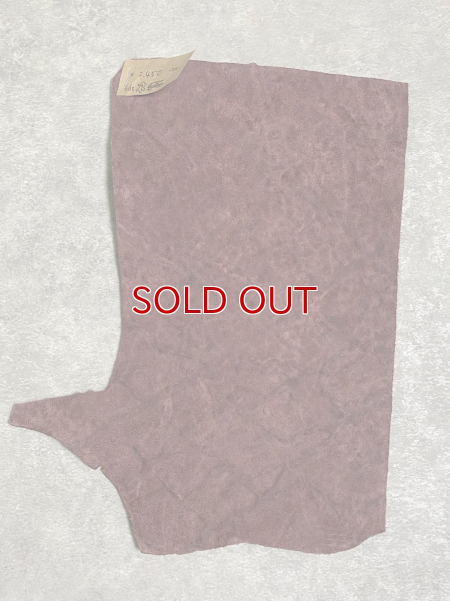 画像8: ヒポポタマス　カバ革　ボルドー　エンボス　ヒポレザー　かば革 ハギレ (8)