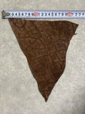 画像6: ヒポポタマス　カバ革　ブラウン　エンボス　ヒポレザー　かば革 ハギレ (6)