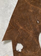 画像3: ヒポポタマス　カバ革　ブラウン　ヒポレザー　かば革　エキゾチックレザー (3)