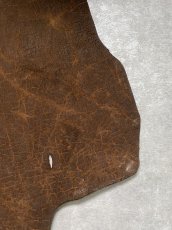画像4: ヒポポタマス　カバ革　ブラウン　ヒポレザー　かば革　エキゾチックレザー (4)