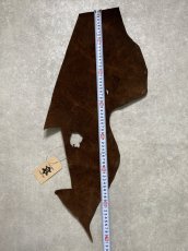 画像8: ヒポポタマス　カバ革　ブラウン　ヒポレザー　かば革　エキゾチックレザー (8)