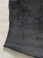 画像5: ヒポポタマス　カバ床革　エンボスブラック　ヒポレザー　かば革 (5)