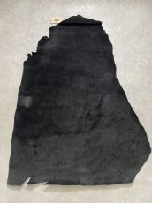 画像1: ヒポポタマス　カバ床革　エンボスブラック　ヒポレザー　かば革 (1)