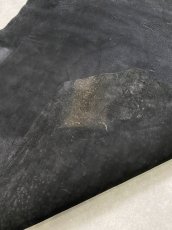 画像8: ヒポポタマス　カバ床革　エンボスブラック　ヒポレザー　かば革 (8)