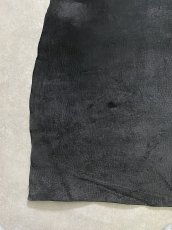 画像4: ヒポポタマス　カバ床革　エンボスブラック　ヒポレザー　かば革 (4)