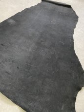 画像6: ヒポポタマス　カバ床革　エンボスブラック　ヒポレザー　かば革 (6)