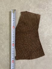 画像3: ヒポポタマス　カバ革　ブラウン　エンボス　ヒポレザー　かば革 ハギレ (3)