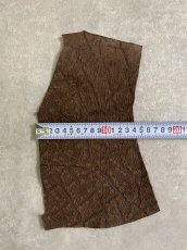 画像4: ヒポポタマス　カバ革　ブラウン　エンボス　ヒポレザー　かば革 ハギレ (4)
