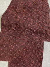 画像2: ヒポポタマス　カバ革　ボルドー　エンボス　ヒポレザー　かば革 ハギレ (2)