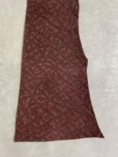 画像3: ヒポポタマス　カバ革　ボルドー　エンボス　ヒポレザー　かば革 ハギレ (3)