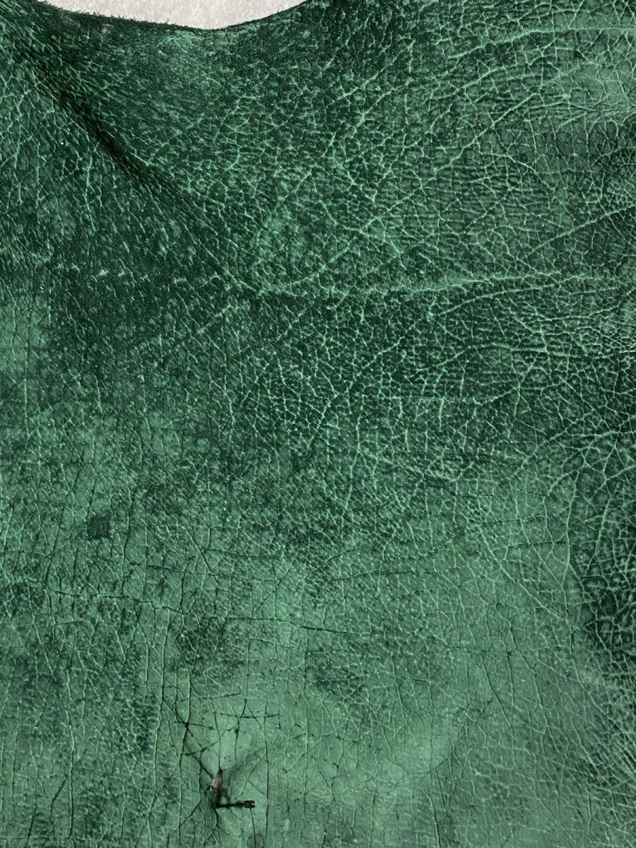 画像8: ヒポポタマス　カバ革　グリーン　ヒポレザー　かば革 (8)