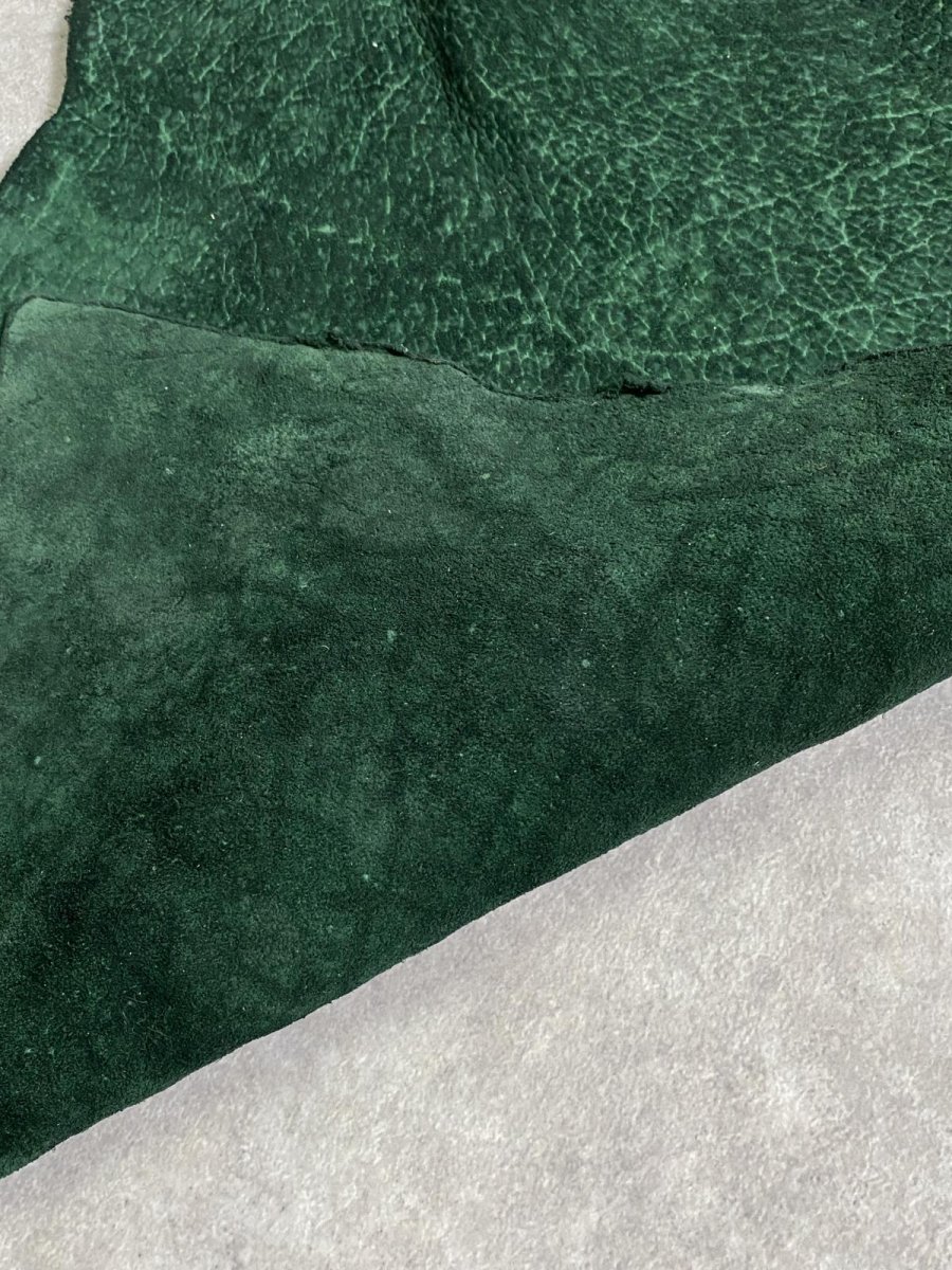 画像11: ヒポポタマス　カバ革　グリーン　ヒポレザー　かば革 (11)
