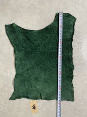 画像10: ヒポポタマス　カバ革　グリーン　ヒポレザー　かば革 (10)