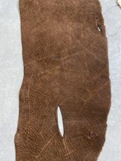 画像3: ヒポポタマス　カバ革　ブラウン　ヒポレザー　かば革 (3)