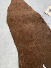 画像7: ヒポポタマス　カバ革　ブラウン　ヒポレザー　かば革 (7)