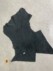 画像1: ヒポポタマス　カバ革　エンボスブラック　ヒポレザー　かば革 (1)