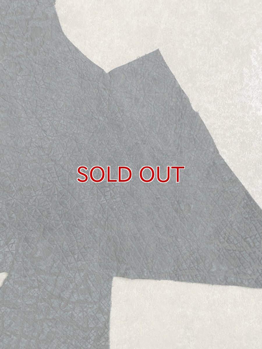 画像4: ヒポポタマス　カバ革　エンボスブラック　ヒポレザー　かば革 (4)