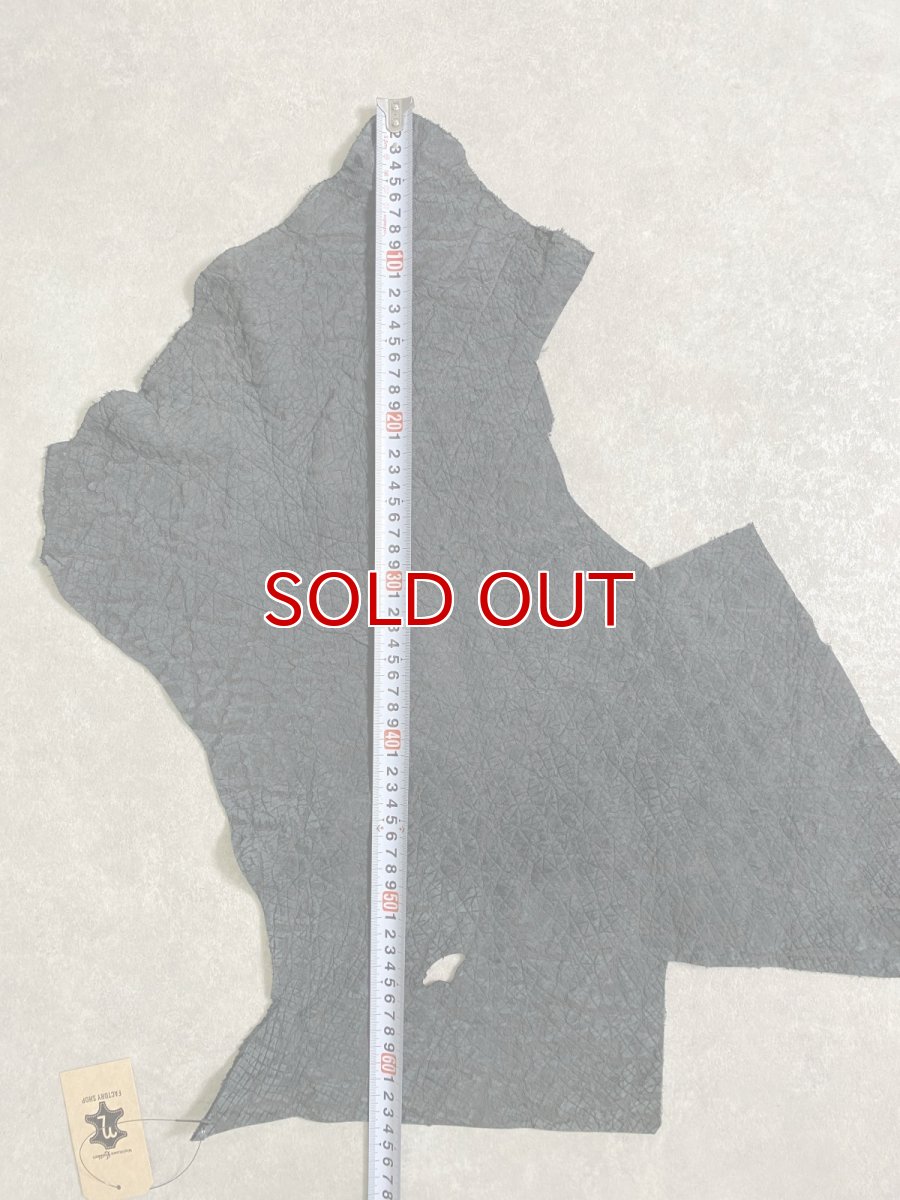 画像8: ヒポポタマス　カバ革　エンボスブラック　ヒポレザー　かば革 (8)