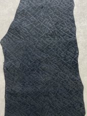 画像4: ヒポポタマス　カバ革　エンボスブラック　ヒポレザー　かば革 (4)