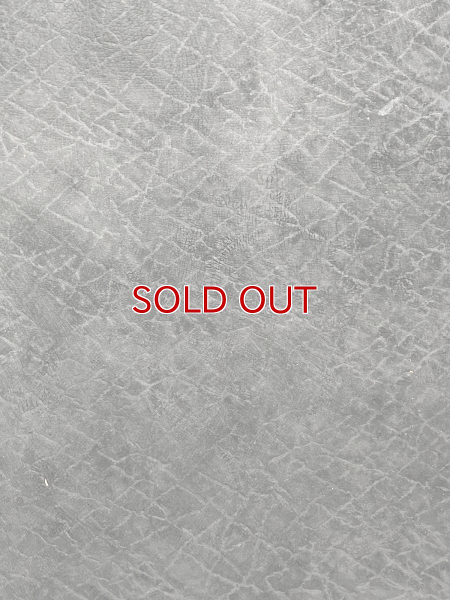 画像2: ヒポポタマス カバ革 エンボスブラック ヒポレザー かば革 (2)