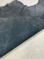 画像8: ヒポポタマス　カバ革　エンボスブラック　ヒポレザー　かば革 (8)