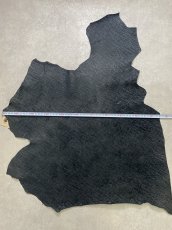 画像9: ヒポポタマス　カバ革　エンボスブラック　ヒポレザー　かば革 (9)