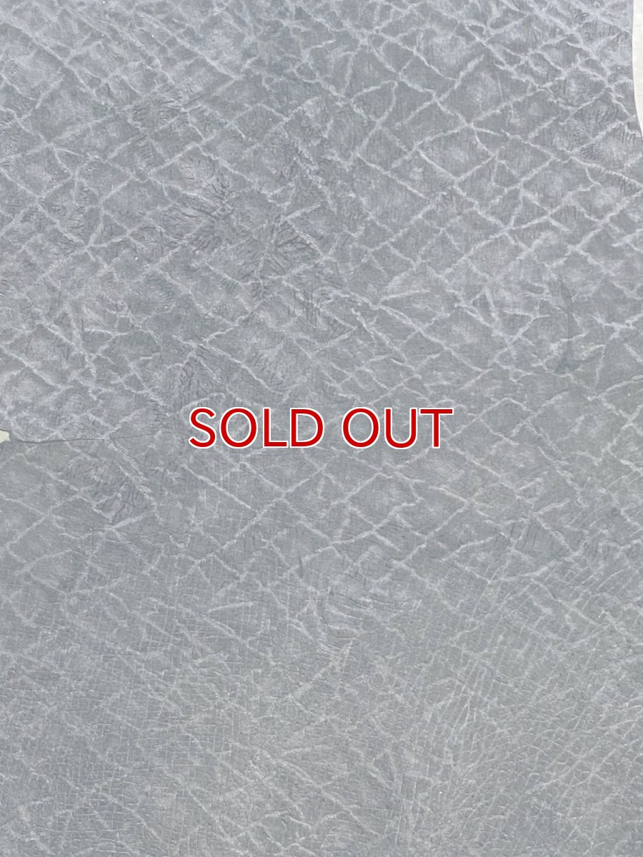 画像2: ヒポポタマス　カバ革　エンボスブラック　ヒポレザー　かば革 (2)