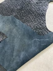 画像11: ヒポポタマス　カバ革　エンボスブラック　ヒポレザー　かば革 (11)