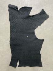 画像1: ヒポポタマス　カバ革　エンボスブラック　ヒポレザー　かば革 (1)