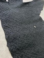 画像3: ヒポポタマス　カバ革　エンボスブラック　ヒポレザー　かば革 (3)