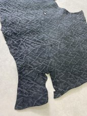 画像4: ヒポポタマス　カバ革　エンボスブラック　ヒポレザー　かば革 (4)