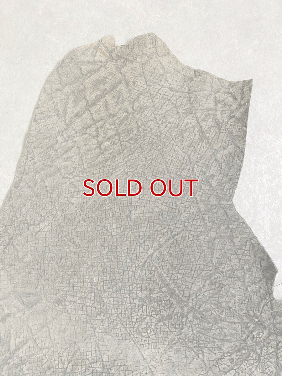 画像2: ヒポポタマス　カバ革　エンボス　グレー  ヒポレザー　かば革　型押し　 (2)